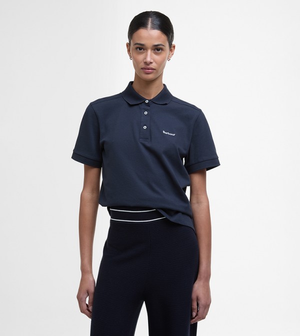 Barbour  - Navy Polo T-shirts