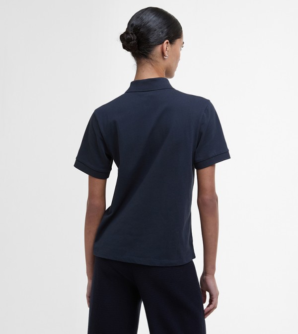 Barbour  - Navy Polo T-shirts