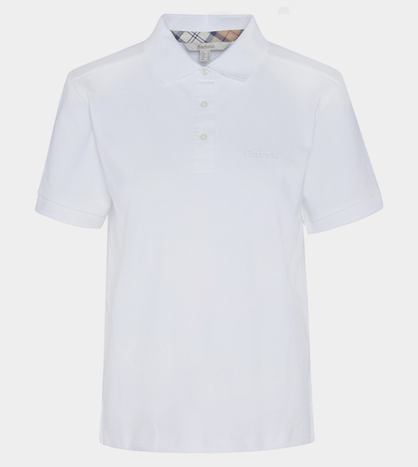 Barbour  - White Polo T-shirts