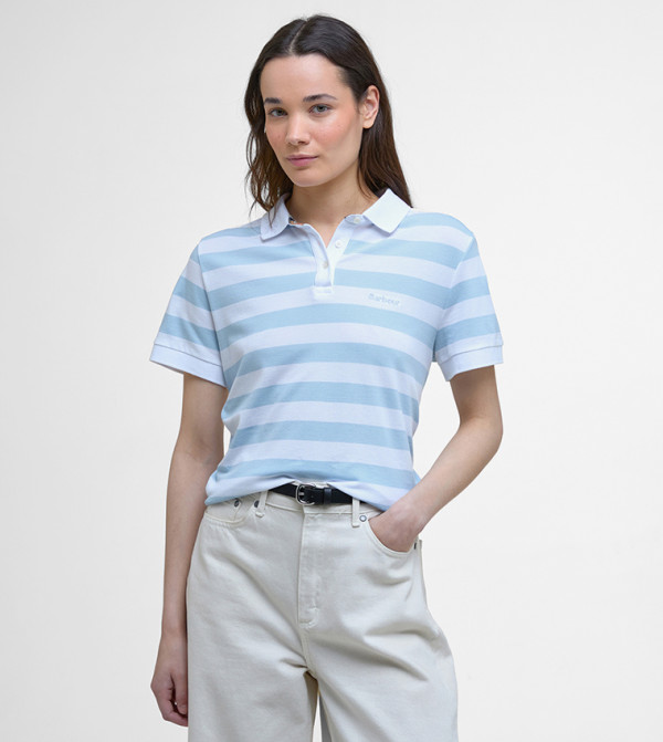Barbour  - Blue Polo T-shirts