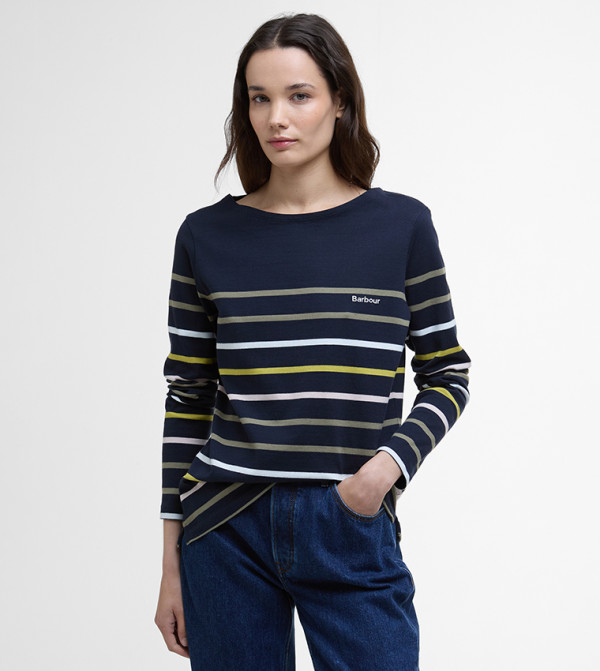 Barbour  Clothing - Navy Casual T-Shirts