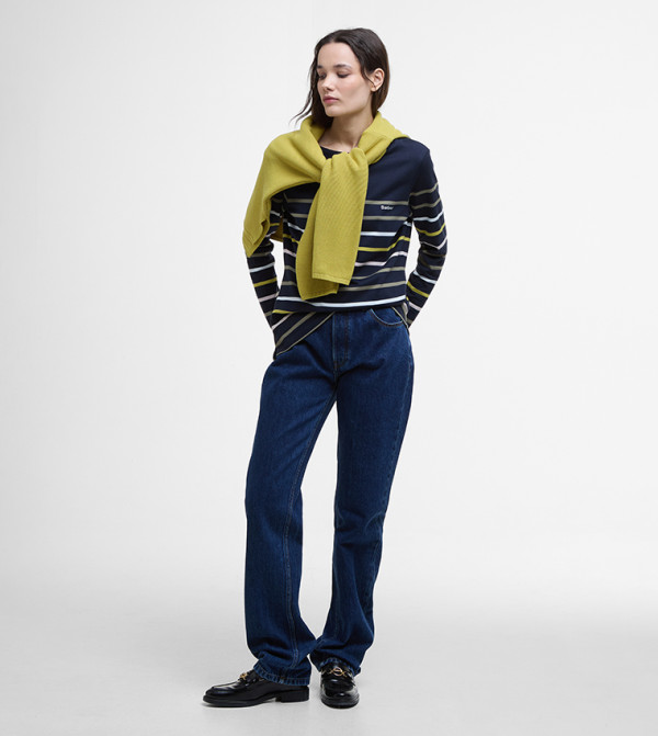 Barbour  Clothing - Navy Casual T-Shirts