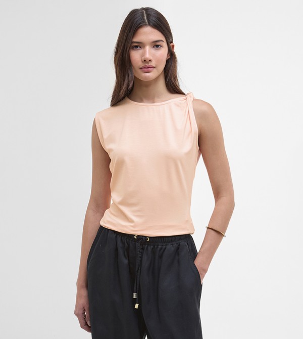 Barbour Barbour - Peach Sleeveless Tops