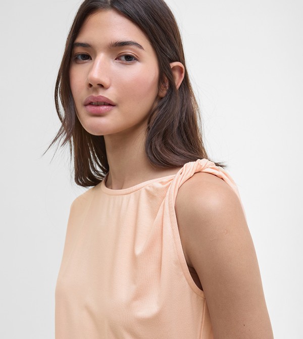 Barbour Barbour - Peach Sleeveless Tops