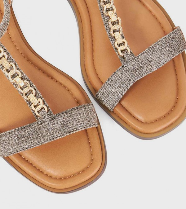 Dune London Dune London - Brown Flat Sandals