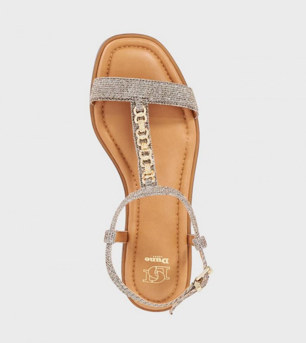 Dune London Dune London - Brown Flat Sandals
