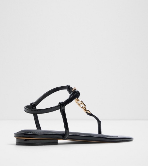 Aldo Aldo - Black Flat Sandals