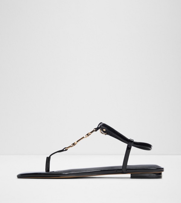 Aldo Aldo - Black Flat Sandals
