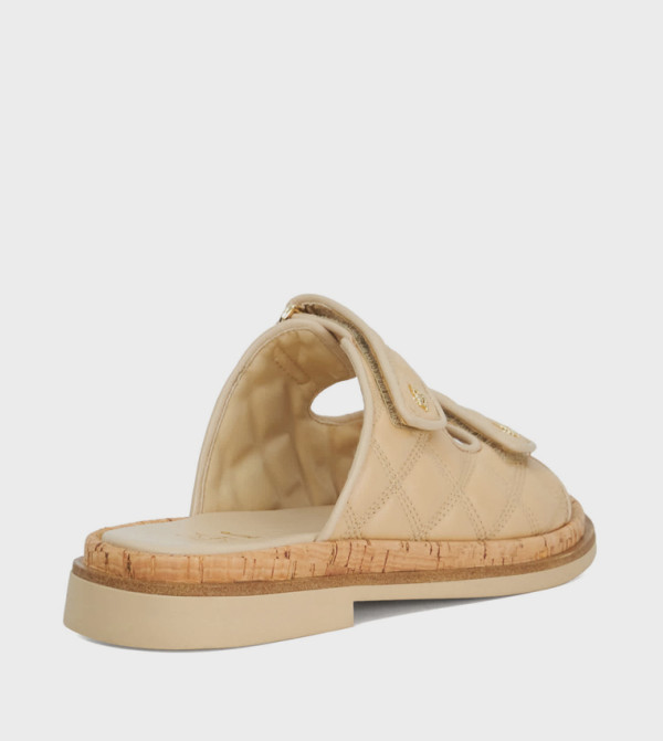 Dune London Dune London - Beige Flat Sandals