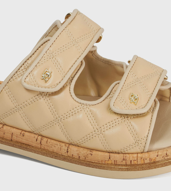Dune London Dune London - Beige Flat Sandals
