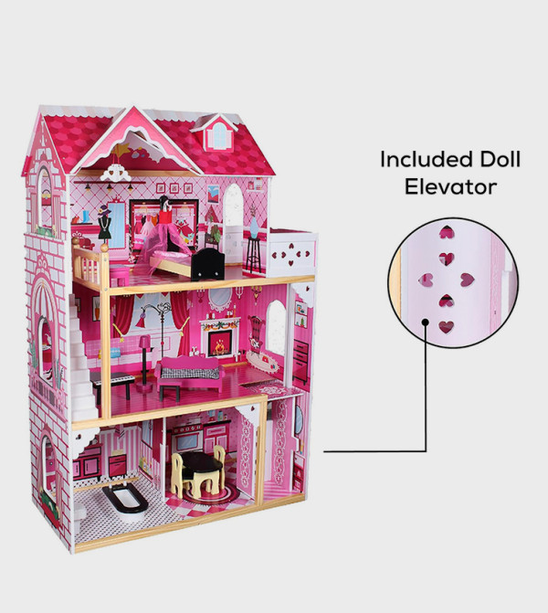Little Story  TOYS - Pink Baby Doll House