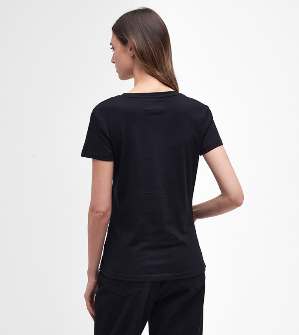 Barbour Barbour - Black Short Sleeve T-Shirts