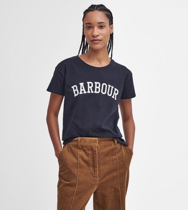 Barbour  - Navy Casual T-Shirts