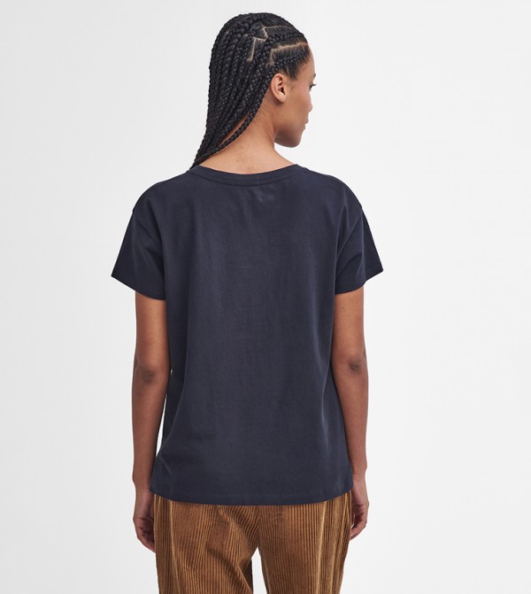 Barbour  - Navy Casual T-Shirts