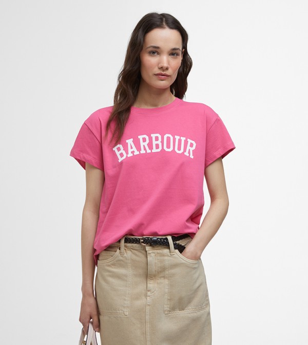 Barbour  - Pink Casual T-Shirts