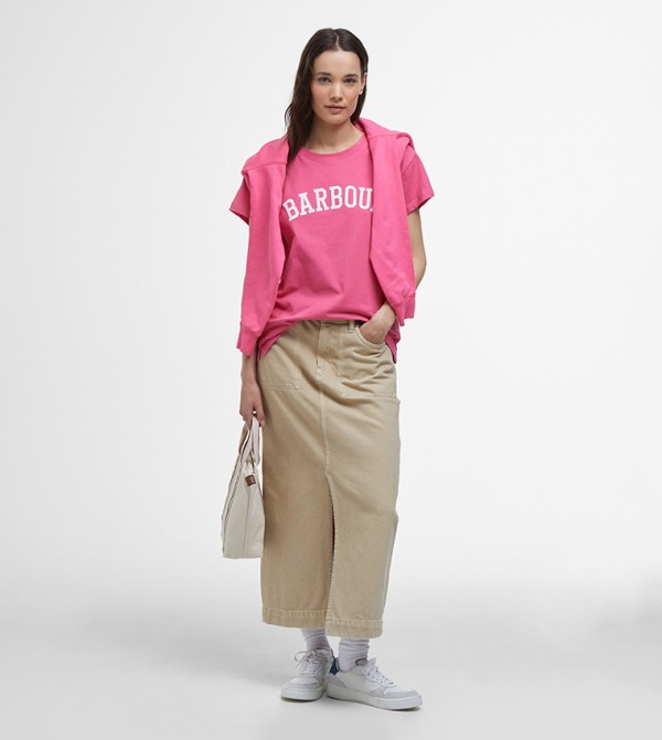 Barbour  - Pink Casual T-Shirts
