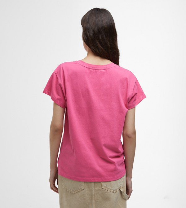 Barbour  - Pink Casual T-Shirts