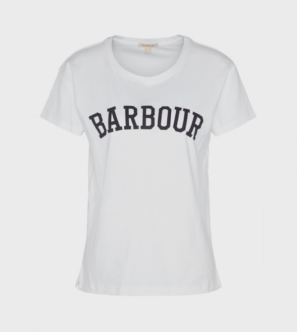 Barbour  - White Casual T-Shirts