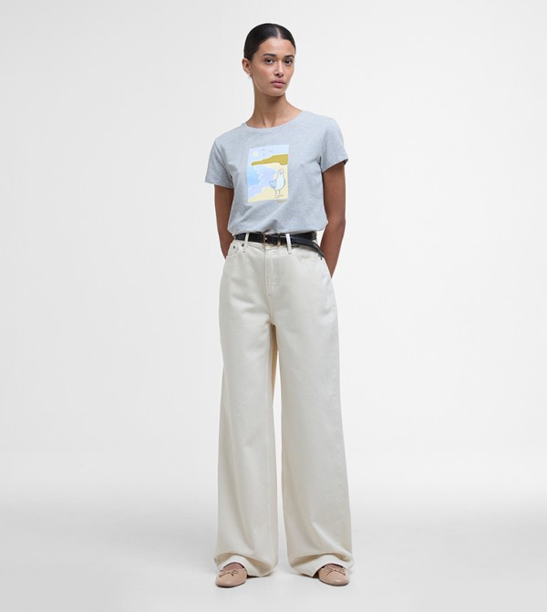 Barbour  - Grey Casual T-Shirts
