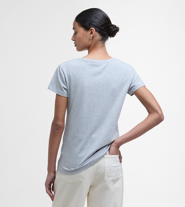 Barbour  - Grey Casual T-Shirts