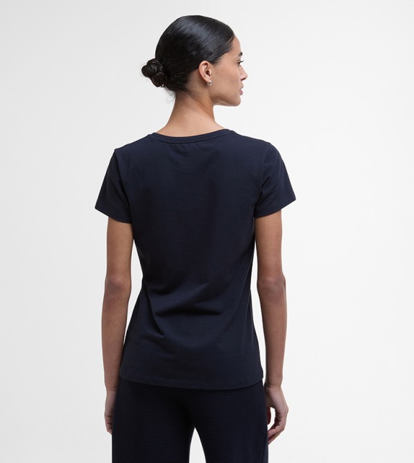 Barbour Barbour - Navy Casual T-Shirts