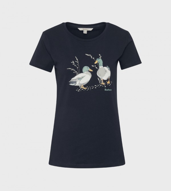 Barbour  - Navy Casual T-Shirts