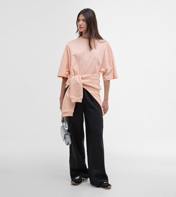 Barbour Barbour - Peach Casual T-Shirts