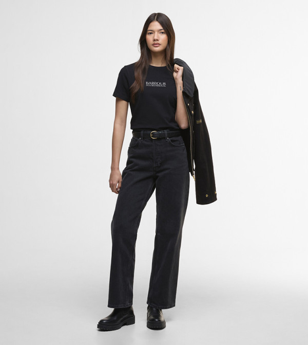 Barbour Barbour - Black Short Sleeve T-Shirts