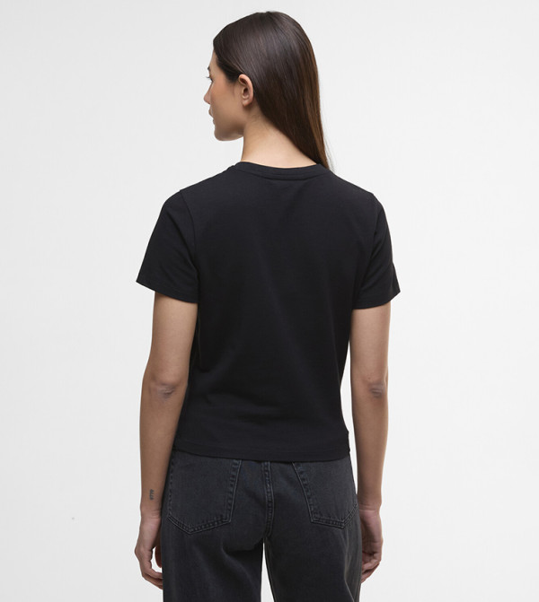 Barbour Barbour - Black Short Sleeve T-Shirts