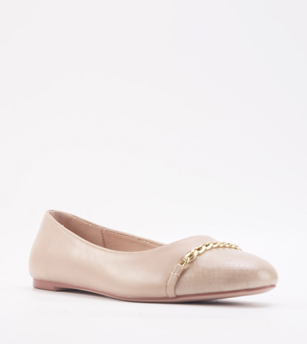 Nine West Nine West - Beige Ballerinas