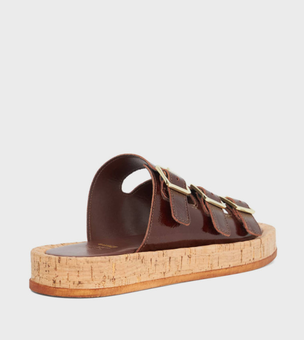 Dune London Dune London - Brown Flat Sandals