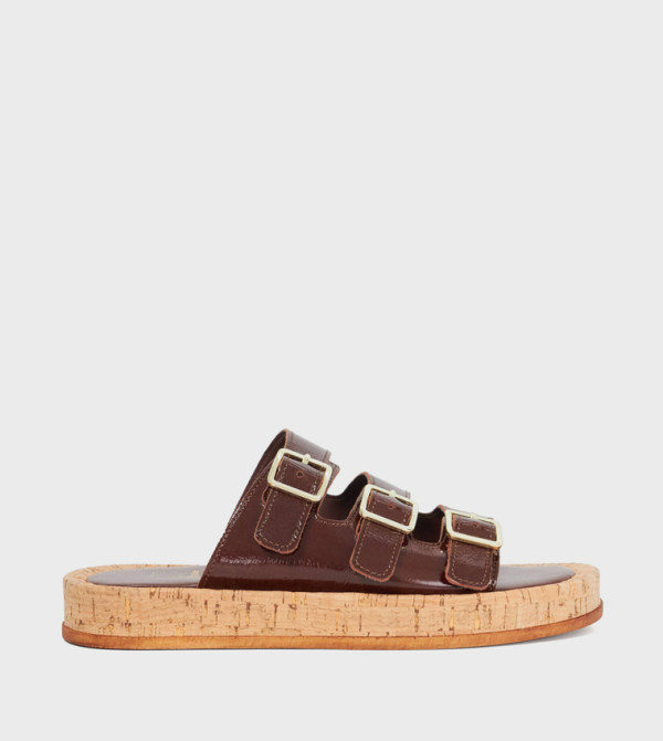 Dune London Dune London - Brown Flat Sandals