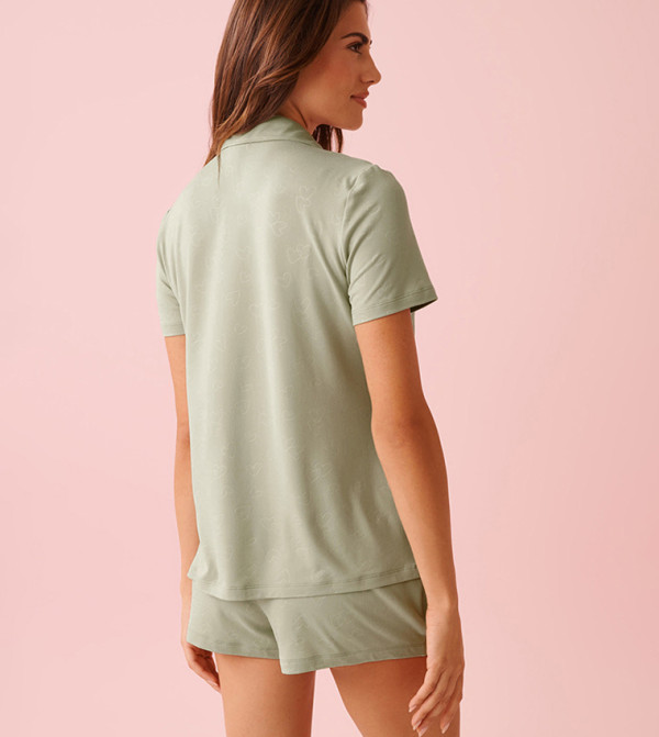 La Vie en Rose Sleepwears & Loungewears - Green Pyjama Set