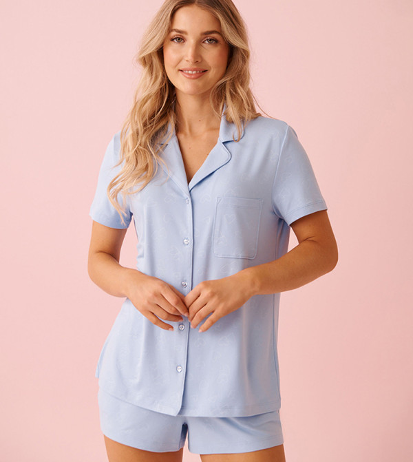 La Vie en Rose Sleepwears & Loungewears - Blue Pyjama Set