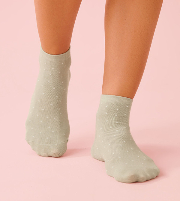لافي ان روز  جوارب   - أخضر Ankle Length Socks