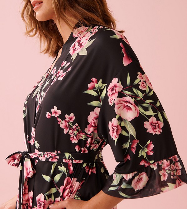 La Vie en Rose La Vie en Rose - Black Night Robes & Kimonos