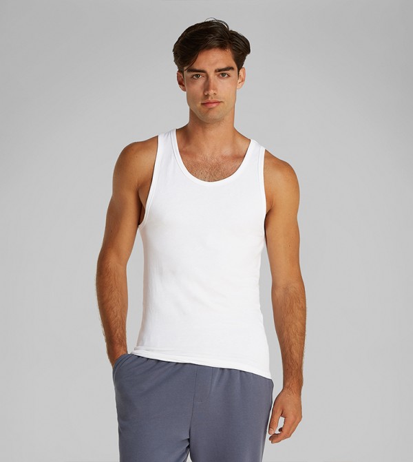 Calvin Klein  Clothing - White Vests