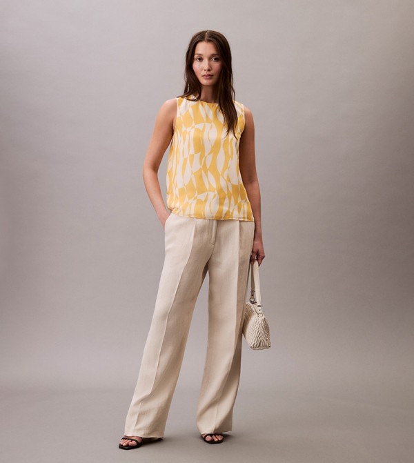 Calvin Klein Clothing - Yellow Sleeveless Tops