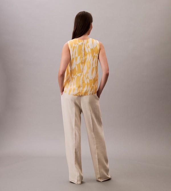 Calvin Klein Clothing - Yellow Sleeveless Tops