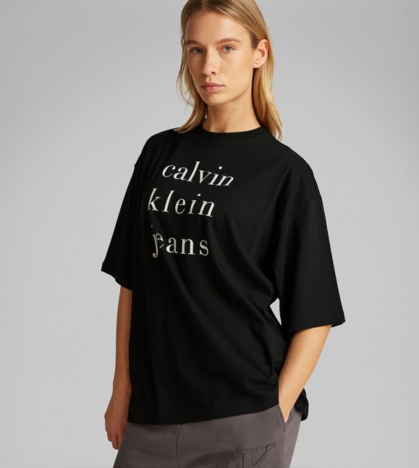 Calvin Klein Jeans Calvin Klein - Black Short Sleeve T-Shirts