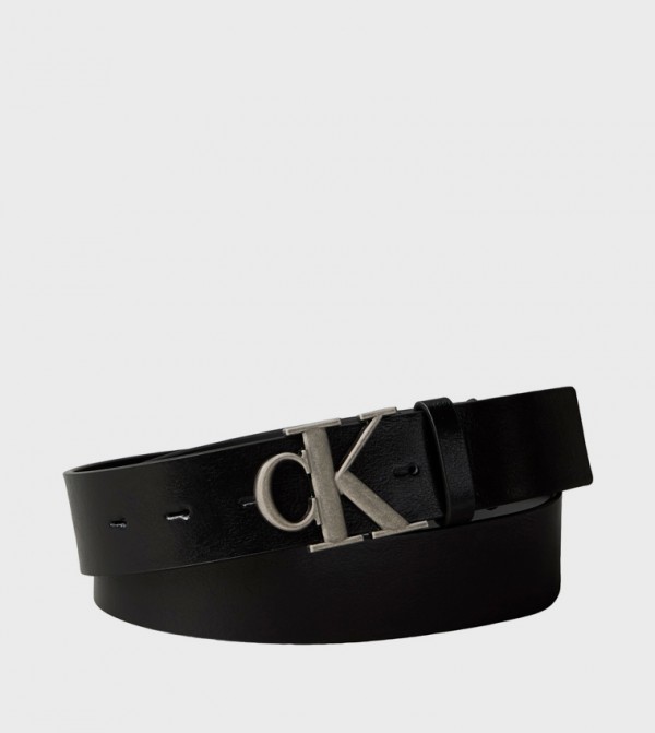 كالفين كلاين  أحزمة جلدية - أسود Leather Belts