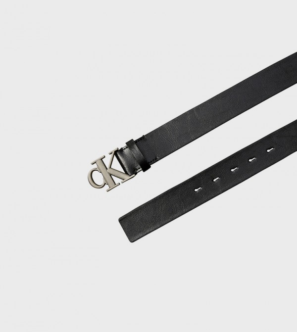 كالفين كلاين  أحزمة جلدية - أسود Leather Belts