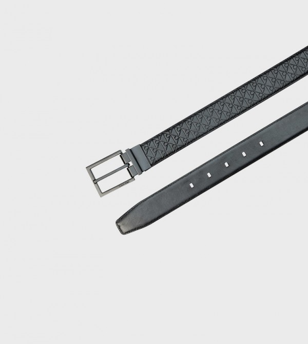 كالفين كلاين  أحزمة جلدية - أسود Leather Belts