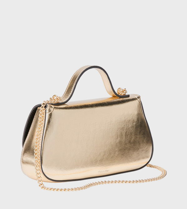 Calvin Klein Calvin Klein - Gold Handheld Bags