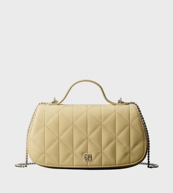 Calvin Klein  Bags - Beige Handheld Bags