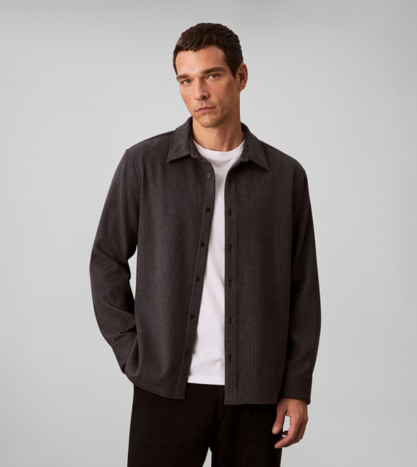 كالفين كلاين  قمصان - كحلي Long Sleeves