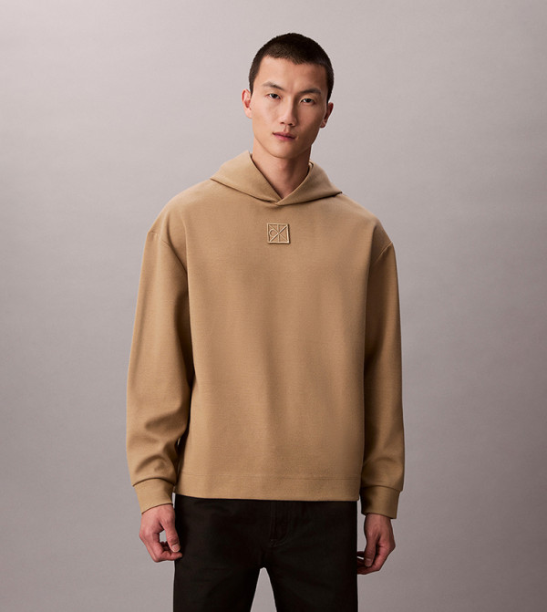 Calvin Klein  Clothing - Khaki Hoodies