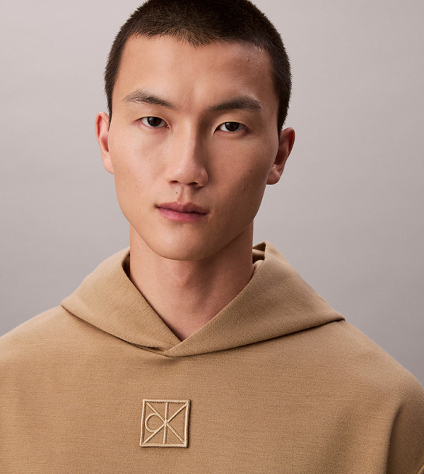 Calvin Klein  Clothing - Khaki Hoodies