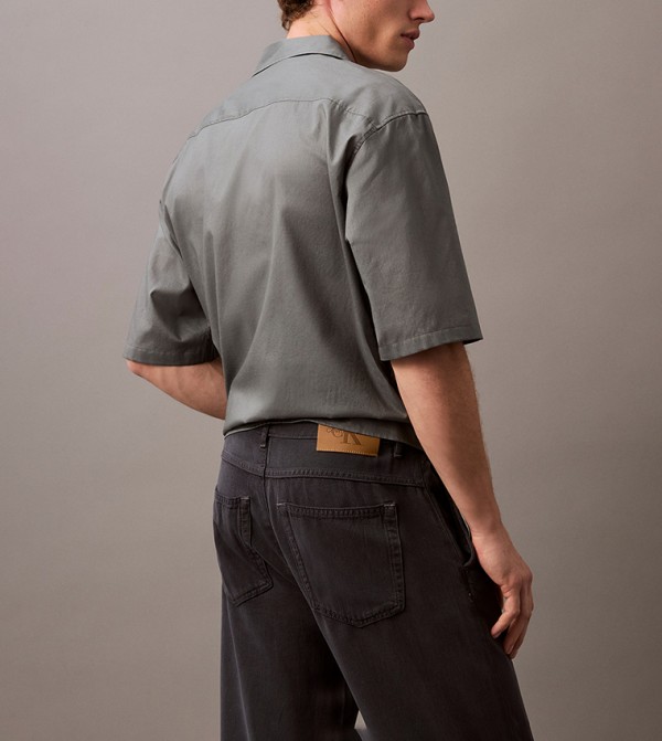 كالفن كلاين جينز  ملابس - رمادي Straight Jeans