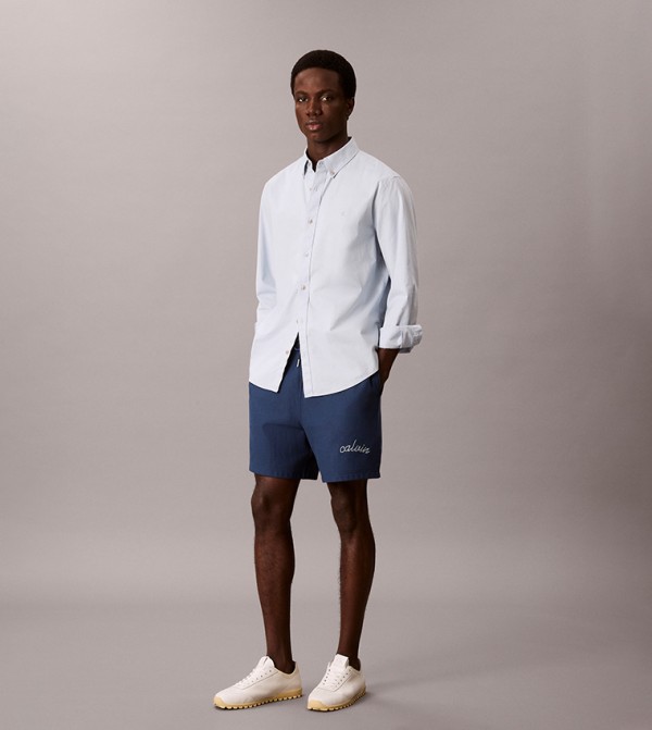 كالفين كلاين  شورتات - أزرق شورت كاجوال